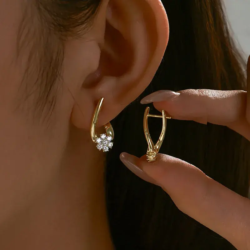 Floral spark Hoop - FY0165